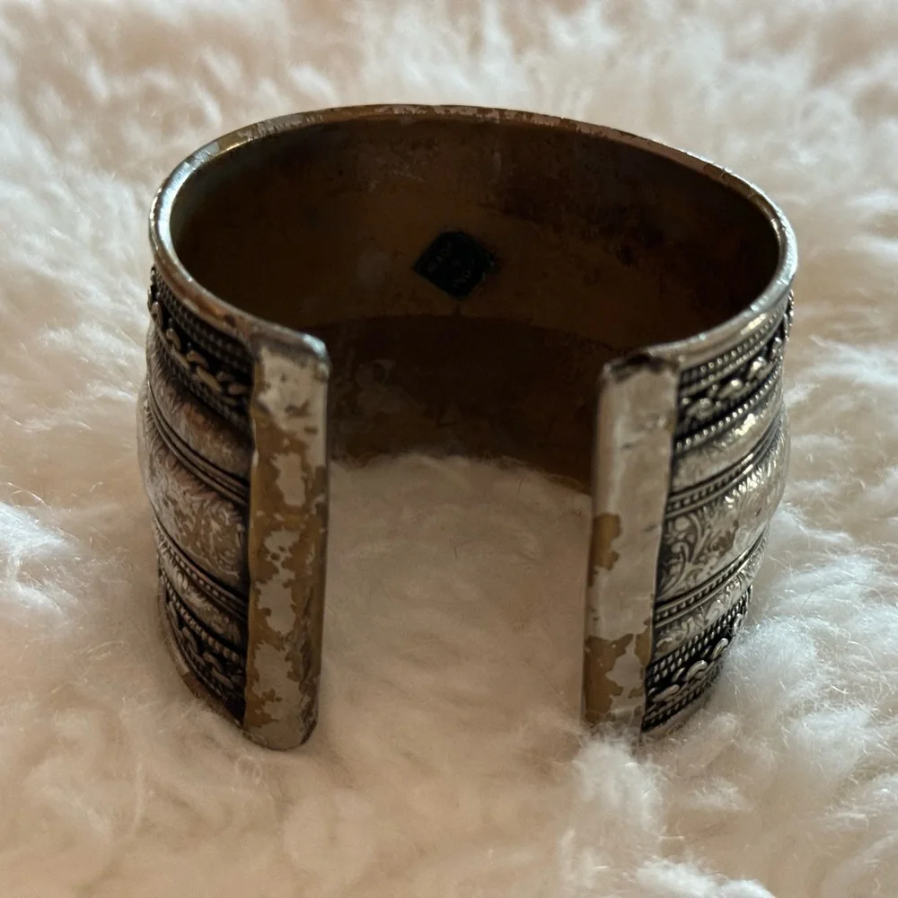 Vintage Silver Plated Cuff bracelet - Picture 4 of 4